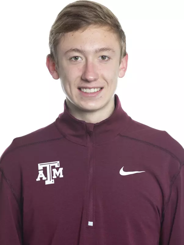 COLLEGE STATION, TX - JANUARY 20, 2020 - Teddy Radtke during track and field headshot day in College Station, TX. Photo By Craig Bisacre/Texas A&M Athletics