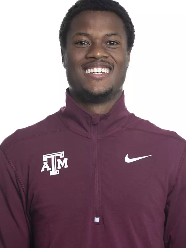 COLLEGE STATION, TX - JANUARY 20, 2020 - Thomas Burns during track and field headshot day in College Station, TX. Photo By Craig Bisacre/Texas A&M Athletics
