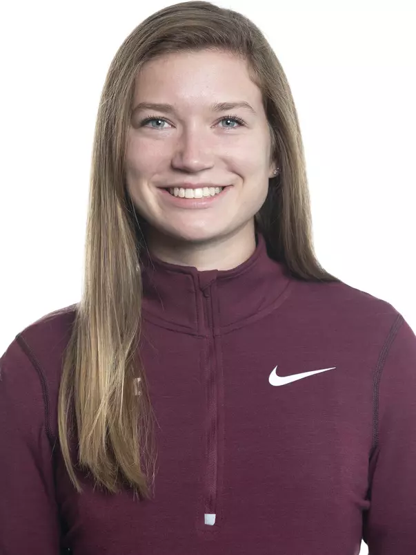 COLLEGE STATION, TX - JANUARY 20, 2020 - Victoria De La Garza during track and field headshot day in College Station, TX. Photo By Craig Bisacre/Texas A&M Athletics