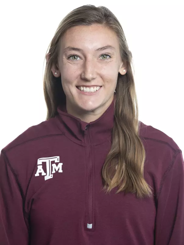 COLLEGE STATION, TX - JANUARY 20, 2020 - Virginia Preiss during track and field headshot day in College Station, TX. Photo By Craig Bisacre/Texas A&M Athletics