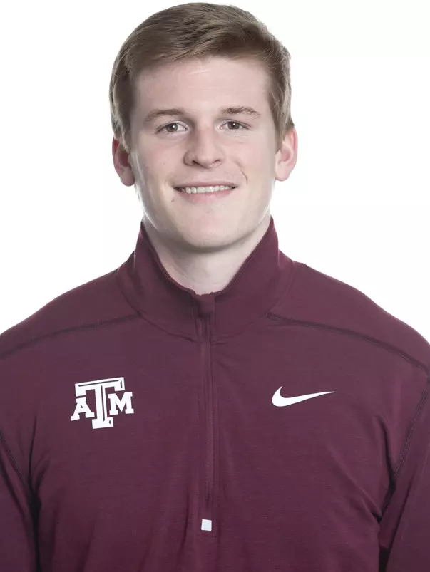COLLEGE STATION, TX - JANUARY 20, 2020 - William Petersson during track and field headshot day in College Station, TX. Photo By Craig Bisacre/Texas A&M Athletics
