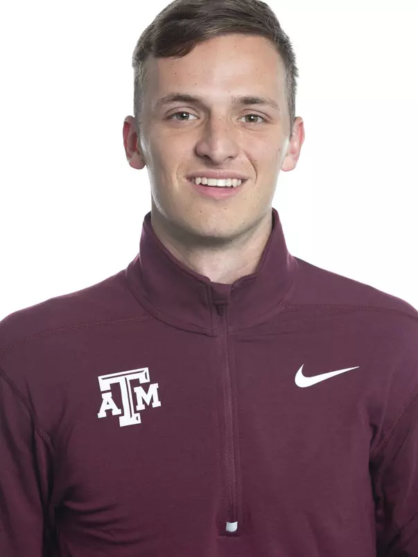 COLLEGE STATION, TX - JANUARY 20, 2020 - Zephyr Seagraves during track and field headshot day in College Station, TX. Photo By Craig Bisacre/Texas A&M Athletics