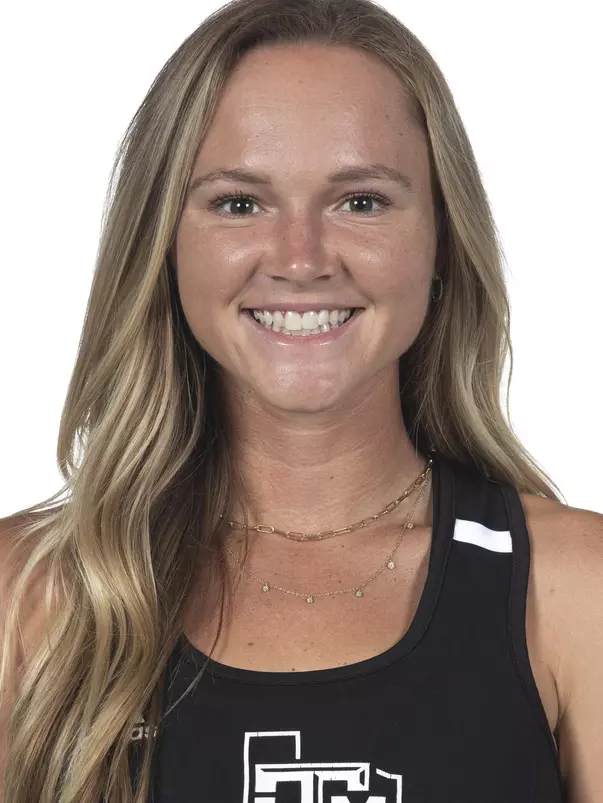 COLLEGE STATION, TX - SEPTEMBER 16, 2020 - Riley McQuaid during women?s tennis headshot in College Station, TX. Photo By Craig Bisacre/Texas A&M Athletics