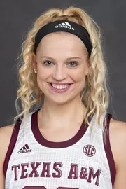 COLLEGE STATION, TX - OCTOBER 30, 2020 - Anna Dreimane during Texas A&M Women's Basketball Team Headshot Day in College Station, TX. Photo By Texas A&M Athletics/Texas A&M Athletics