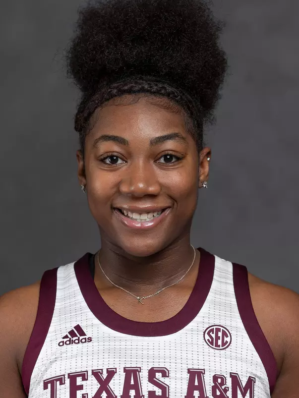 COLLEGE STATION, TX - OCTOBER 30, 2020 - Kay Kay Green during Texas A&M Women's Basketball Team Headshot Day in College Station, TX. Photo By Texas A&M Athletics/Texas A&M Athletics