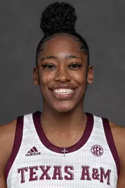 COLLEGE STATION, TX - OCTOBER 30, 2020 - Zaay Green during Texas A&M Women's Basketball Team Headshot Day in College Station, TX. Photo By Texas A&M Athletics/Texas A&M Athletics