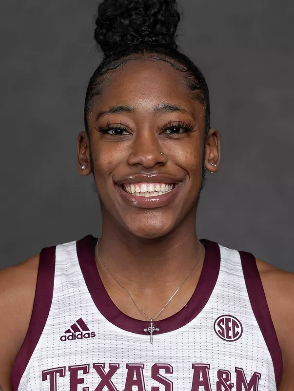 COLLEGE STATION, TX - OCTOBER 30, 2020 - Zaay Green during Texas A&M Women's Basketball Team Headshot Day in College Station, TX. Photo By Texas A&M Athletics/Texas A&M Athletics