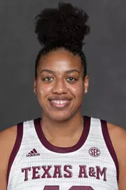 COLLEGE STATION, TX - OCTOBER 30, 2020 - center Ciera Johnson #40 of the Texas A&M Aggies during Texas A&M Women's Basketball Team Headshot Day in College Station, TX. Photo By Texas A&M Athletics/Texas A&M Athletics
