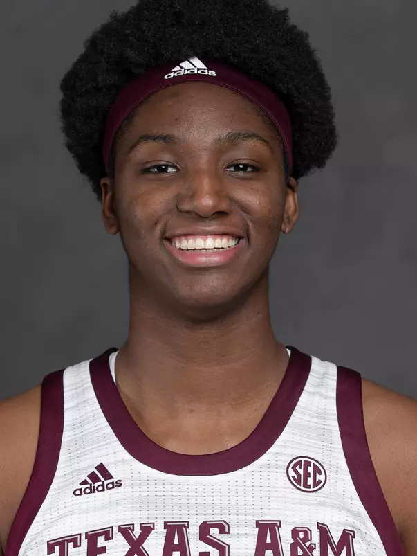COLLEGE STATION, TX - OCTOBER 30, 2020 - Kenyal Perry during Texas A&M Women's Basketball Team Headshot Day in College Station, TX. Photo By Texas A&M Athletics/Texas A&M Athletics