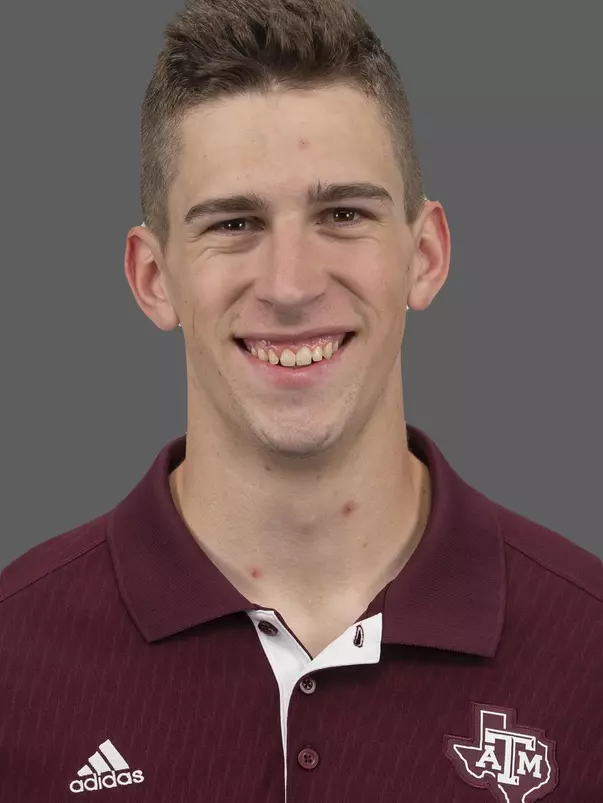 COLLEGE STATION, TX - SEPTEMBER 16, 2019 - tight end Tyler Ondrusek #80 of the Texas A&M Aggies headshot in College Station, TX. Photo By Craig Bisacre/Texas A&M Athletics