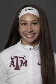 COLLEGE STATION, TX - JANUARY 13, 2021 - Adriana Shockley during track and field headshot day in College Station, TX. Photo By Craig Bisacre/Texas A&M Athletics