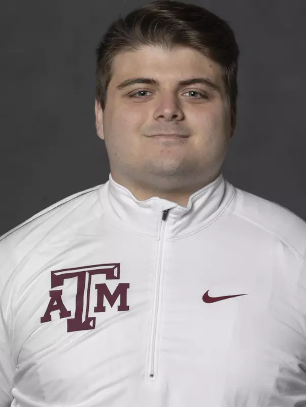 COLLEGE STATION, TX - JANUARY 13, 2021 - Kyle Stulce during track and field headshot day in College Station, TX. Photo By Craig Bisacre/Texas A&M Athletics