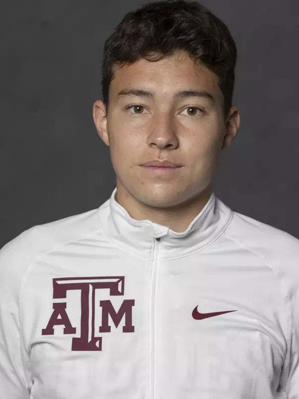 COLLEGE STATION, TX - JANUARY 13, 2021 - Allon Clay during track and field headshot day in College Station, TX. Photo By Craig Bisacre/Texas A&M Athletics