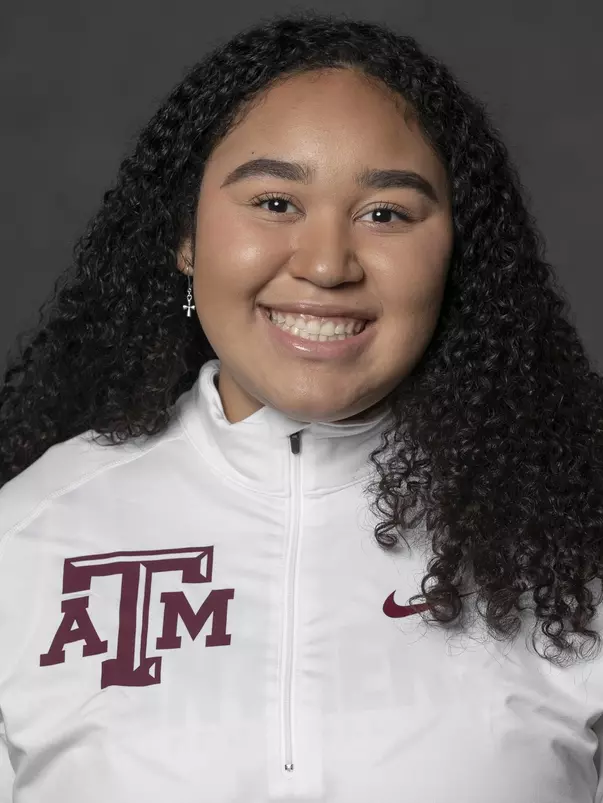 COLLEGE STATION, TX - JANUARY 13, 2021 - Ally Hunter during track and field headshot day in College Station, TX. Photo By Craig Bisacre/Texas A&M Athletics