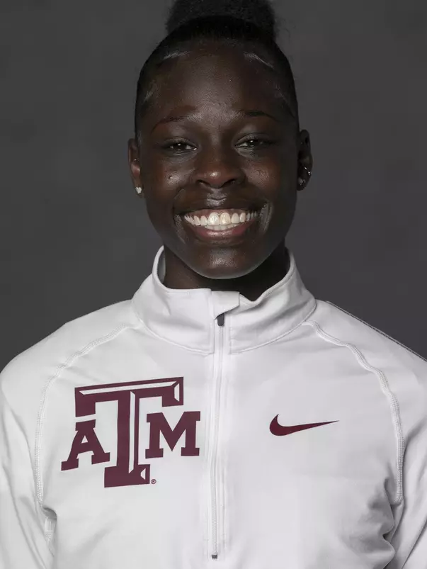 COLLEGE STATION, TX - JANUARY 13, 2021 - Athing Mu during track and field headshot day in College Station, TX. Photo By Craig Bisacre/Texas A&M Athletics