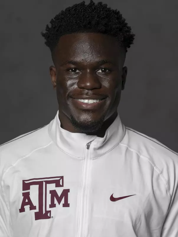 COLLEGE STATION, TX - JANUARY 13, 2021 - Austin Warren during track and field headshot day in College Station, TX. Photo By Craig Bisacre/Texas A&M Athletics