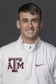 COLLEGE STATION, TX - JANUARY 13, 2021 - Colby Zamzow during track and field headshot day in College Station, TX. Photo By Craig Bisacre/Texas A&M Athletics
