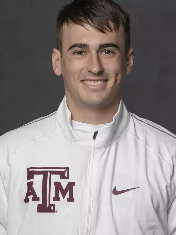 COLLEGE STATION, TX - JANUARY 13, 2021 - Colby Zamzow during track and field headshot day in College Station, TX. Photo By Craig Bisacre/Texas A&M Athletics