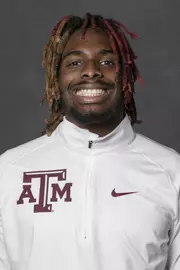 COLLEGE STATION, TX - JANUARY 12, 2021 - Darius Clark Jr. during track and field headshot day in College Station, TX. Photo By Craig Bisacre/Texas A&M Athletics