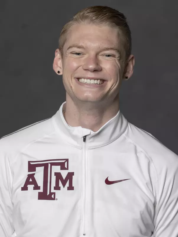 COLLEGE STATION, TX - JANUARY 13, 2021 - DeWitt Thomas during track and field headshot day in College Station, TX. Photo By Craig Bisacre/Texas A&M Athletics