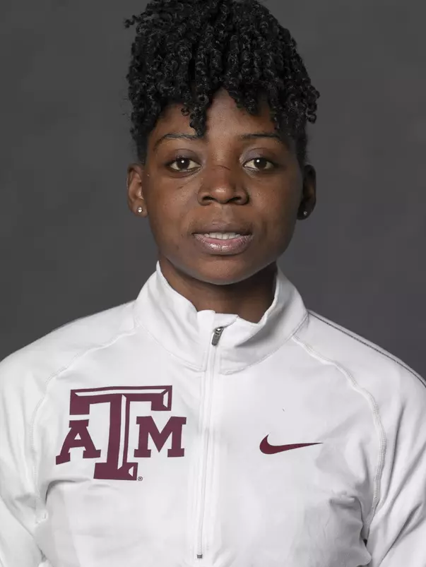 COLLEGE STATION, TX - JANUARY 12, 2021 - Deborah Acquah during track and field headshot day in College Station, TX. Photo By Craig Bisacre/Texas A&M Athletics