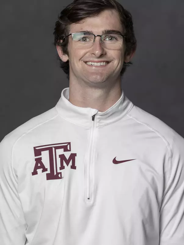 COLLEGE STATION, TX - JANUARY 13, 2021 - Jake Lanier during track and field headshot day in College Station, TX. Photo By Craig Bisacre/Texas A&M Athletics
