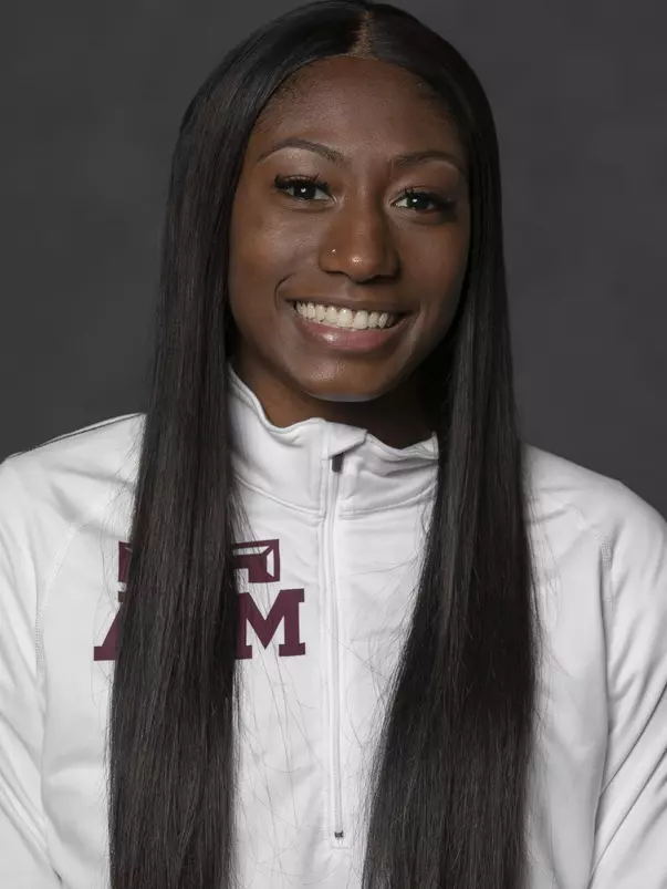 COLLEGE STATION, TX - JANUARY 13, 2021 - Jean Jenkins during track and field headshot day in College Station, TX. Photo By Craig Bisacre/Texas A&M Athletics