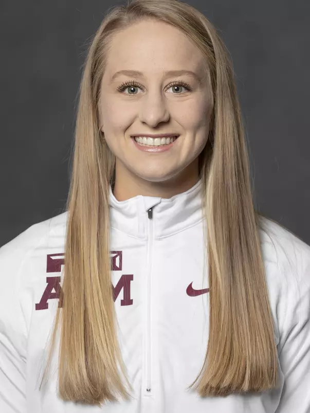 COLLEGE STATION, TX - JANUARY 12, 2021 - Jenna Ellis during track and field headshot day in College Station, TX. Photo By Craig Bisacre/Texas A&M Athletics