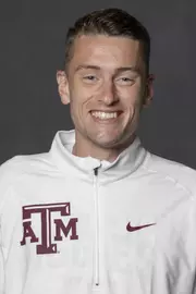 COLLEGE STATION, TX - JANUARY 13, 2021 - Jon Bishop during track and field headshot day in College Station, TX. Photo By Craig Bisacre/Texas A&M Athletics
