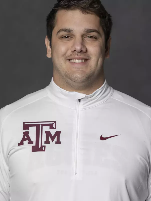 COLLEGE STATION, TX - JANUARY 13, 2021 - Joshua Brown during track and field headshot day in College Station, TX. Photo By Craig Bisacre/Texas A&M Athletics
