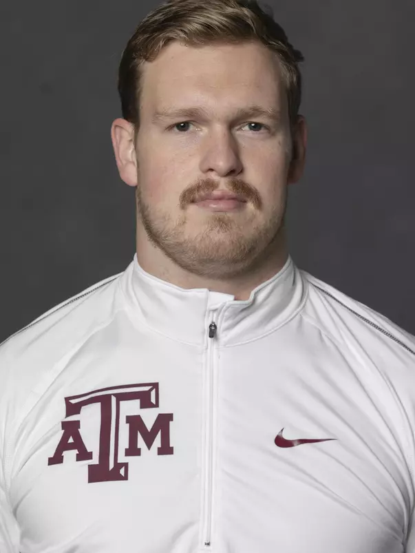 COLLEGE STATION, TX - JANUARY 13, 2021 - KJ Grimes during track and field headshot day in College Station, TX. Photo By Craig Bisacre/Texas A&M Athletics