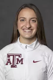 COLLEGE STATION, TX - JANUARY 12, 2021 - Kristen Masucci during track and field headshot day in College Station, TX. Photo By Craig Bisacre/Texas A&M Athletics