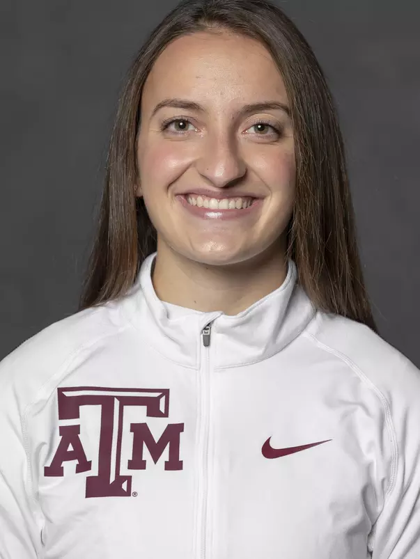 COLLEGE STATION, TX - JANUARY 12, 2021 - Kristen Masucci during track and field headshot day in College Station, TX. Photo By Craig Bisacre/Texas A&M Athletics