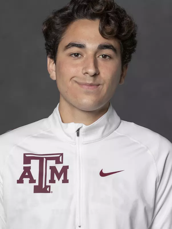 COLLEGE STATION, TX - JANUARY 12, 2021 - Mason Corbin during track and field headshot day in College Station, TX. Photo By Craig Bisacre/Texas A&M Athletics