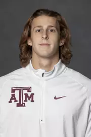 COLLEGE STATION, TX - JANUARY 12, 2021 - Spencer Simons during track and field headshot day in College Station, TX. Photo By Craig Bisacre/Texas A&M Athletics