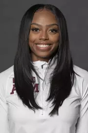 COLLEGE STATION, TX - JANUARY 12, 2021 - Summer Thorpe during track and field headshot day in College Station, TX. Photo By Craig Bisacre/Texas A&M Athletics