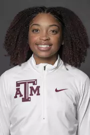 COLLEGE STATION, TX - JANUARY 12, 2021 - Taryn Milton during track and field headshot day in College Station, TX. Photo By Craig Bisacre/Texas A&M Athletics
