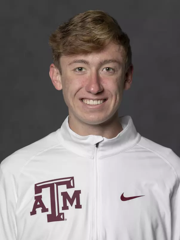 COLLEGE STATION, TX - JANUARY 13, 2021 - Teddy Radtke during track and field headshot day in College Station, TX. Photo By Craig Bisacre/Texas A&M Athletics