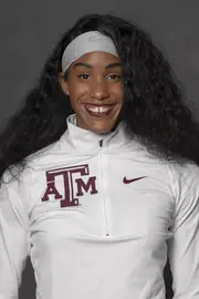 COLLEGE STATION, TX - JANUARY 12, 2021 - Tyra Gittens during track and field headshot day in College Station, TX. Photo By Craig Bisacre/Texas A&M Athletics