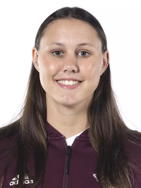 COLLEGE STATION, TX - September 21, 2021 - Sammy Schlicht during Texas A&M Aggies Swimming and Diving Headshot Day at the Studio in College Station, TX. Photo By Texas A&M Athletics/Texas A&M Athletics