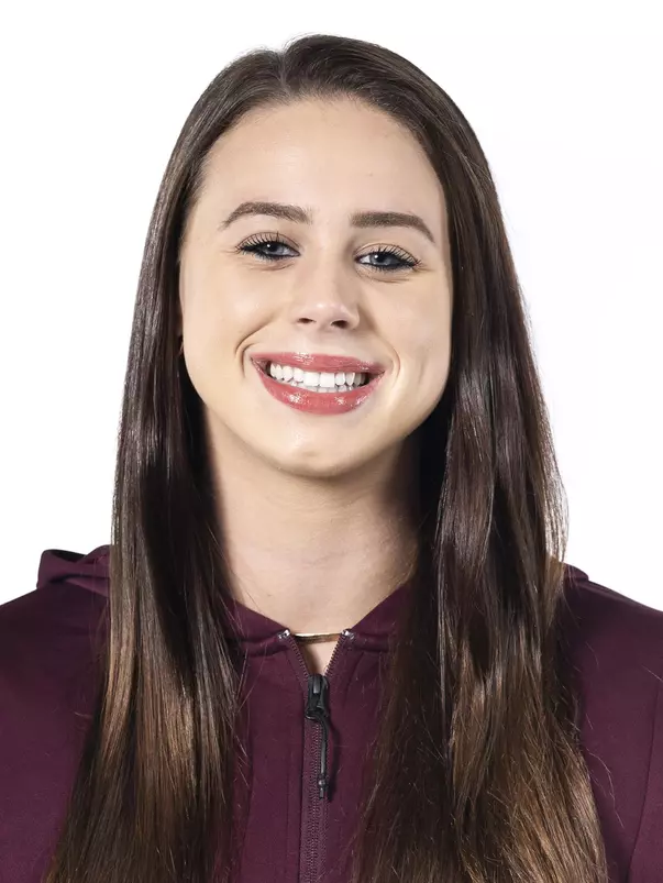 COLLEGE STATION, TX - September 21, 2021 - Emma Stephenson during Texas A&M Aggies Swimming and Diving Headshot Day at the Studio in College Station, TX. Photo By Texas A&M Athletics/Texas A&M Athletics