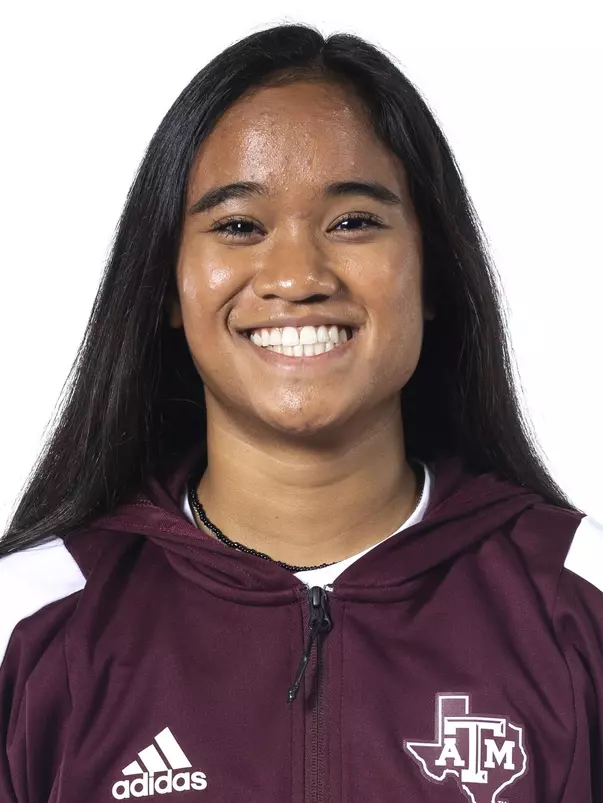 COLLEGE STATION, TX - September 21, 2021 - Desirae Mangaoang during Texas A&M Aggies Swimming and Diving Headshot Day at the Studio in College Station, TX. Photo By Texas A&M Athletics/Texas A&M Athletics