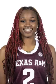 COLLEGE STATION, TX - October 19, 2021 - Guard Qadashah Hoppie #2 of the Texas A&M Aggies during women’s basketball photo day in College Station, TX. Photo By Kate Luffman/Texas A&M Athletics