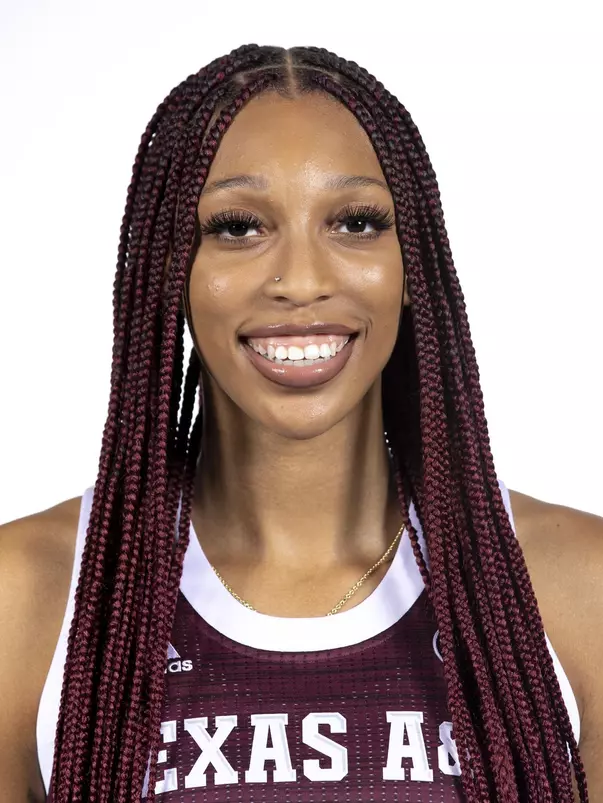 COLLEGE STATION, TX - October 19, 2021 - Forward Aaliyah Patty #32 of the Texas A&M Aggies during women’s basketball photo day in College Station, TX. Photo By Kate Luffman/Texas A&M Athletics