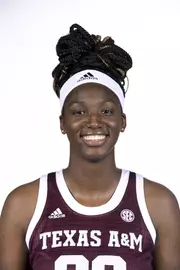COLLEGE STATION, TX - October 19, 2021 - Center Kenyal Perry #22 of the Texas A&M Aggies during women’s basketball photo day in College Station, TX. Photo By Kate Luffman/Texas A&M Athletics