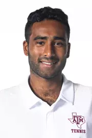 COLLEGE STATION, TX - September 15, 2021 - Anish Sriniketh during Texas A&M Aggies Men’s Tennis Photo Day at The Studio in Kyle Field in College Station, TX. Photo By Texas A&M Athletics/Texas A&M Athletics