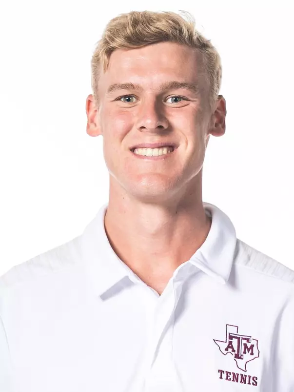 COLLEGE STATION, TX - September 15, 2021 - Kenner Taylor during Texas A&M Aggies Men’s Tennis Photo Day at The Studio in Kyle Field in College Station, TX. Photo By Texas A&M Athletics/Texas A&M Athletics