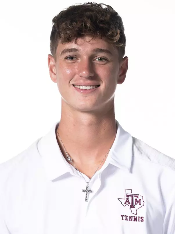 COLLEGE STATION, TX - September 15, 2021 - Stefan Storch during Texas A&M Aggies Men’s Tennis Photo Day at The Studio in Kyle Field in College Station, TX. Photo By Texas A&M Athletics/Texas A&M Athletics