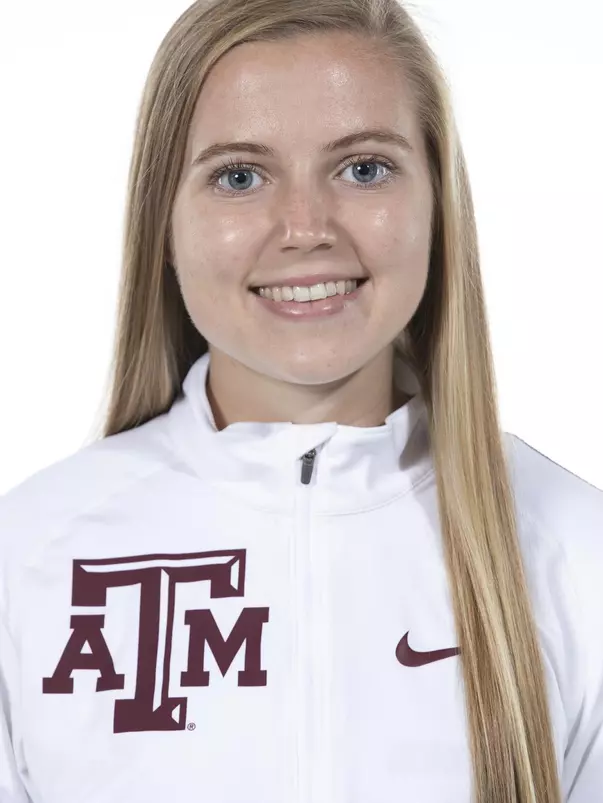 COLLEGE STATION, TX - August 20, 2021 - Elizabeth Green of the Texas A&M Aggies during Texas A&M Aggies Cross Country Headshot day at The Studio in Kyle Field in College Station, TX. Photo By Aiden Shertzer/Texas A&M Athletics
