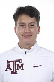 COLLEGE STATION, TX - August 20, 2021 - Juan Arcila of the Texas A&M Aggies during Texas A&M Aggies Cross Country Headshot day at The Studio in Kyle Field in College Station, TX. Photo By Aiden Shertzer/Texas A&M Athletics
